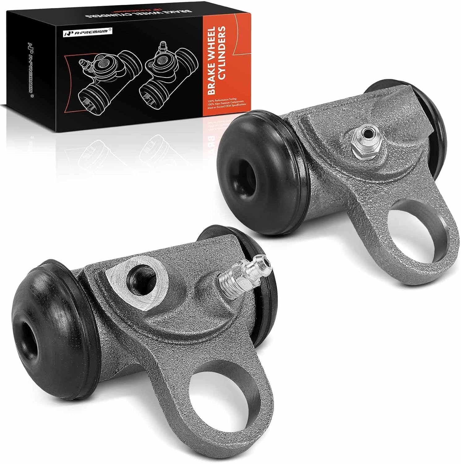 A-Premium Front Drum Brake Wheel Cylinder Compatible with Select Ford, Mercury and Edsel Models - Galaxie 500, Thunderbird, Galaxie, Country Squire, Custom, Custom 300, Custom 500, Fairlane, LTD