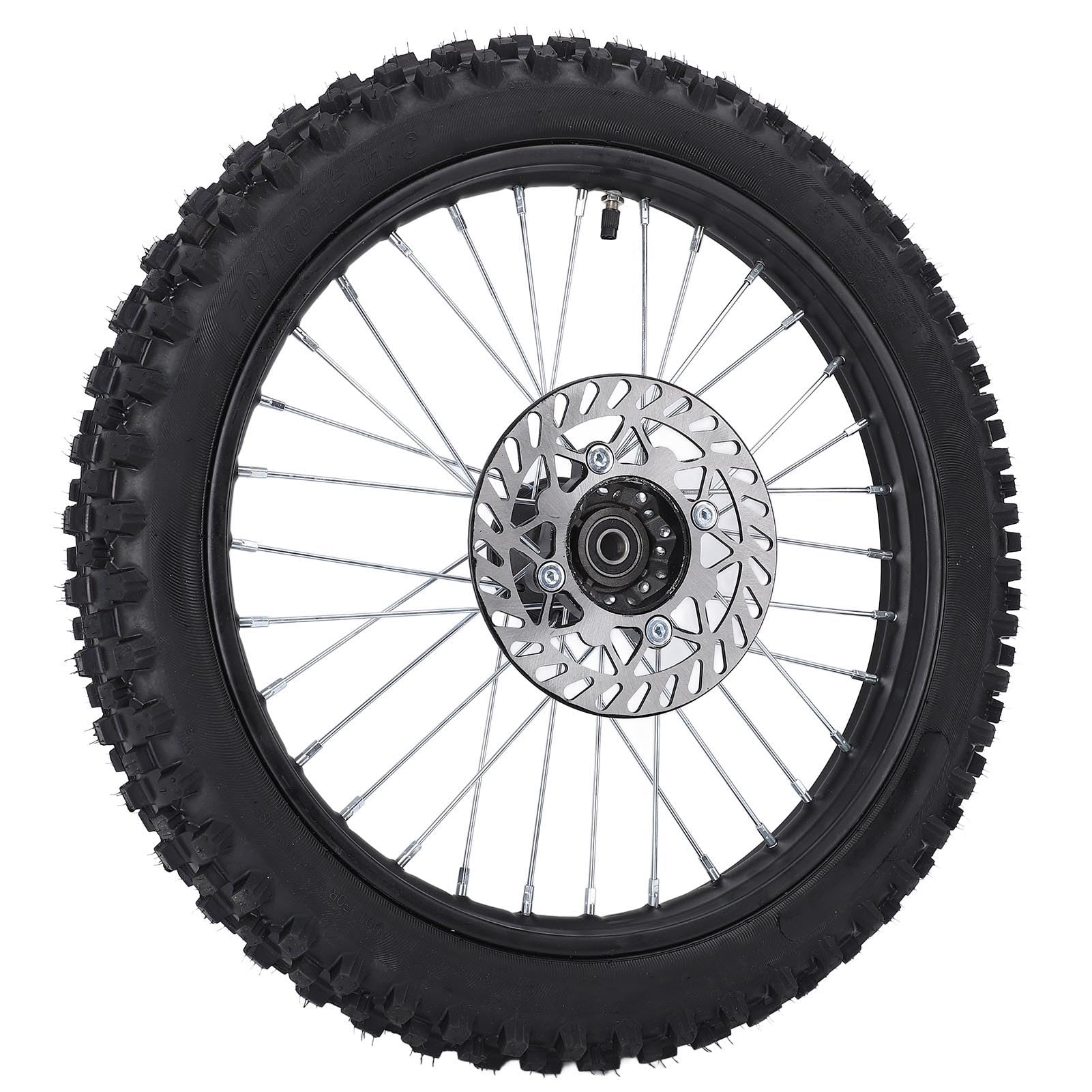 17 Zoll Dirt Bike Frontrad Reifenbaugruppe 70/100-17 2,75-17 15 Mm Achsen 190-mm-Bremsrotor