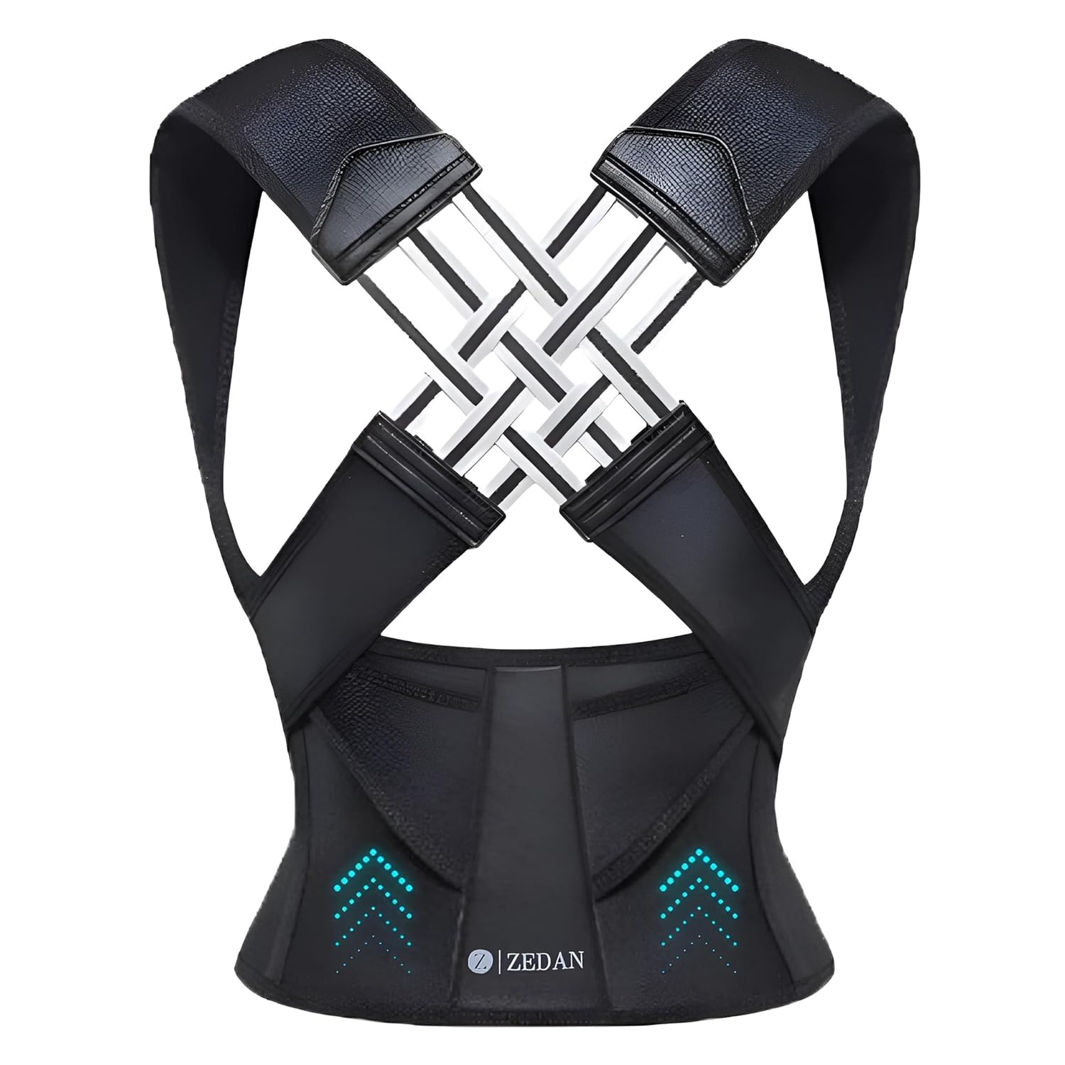 ZEDAN Neoprene Posture Corrector Belt for Men & Women | Adjustable Shoulder & Back Support Brace | Comfortable Clavicle Strap | Universal Size Back Straight Support | Lightweight Posture Belt for Work & Home
