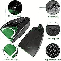 Vista 3 de Taza de golf automática con retorno de pelota - Ayuda portátil para entrenamiento interior/exterior