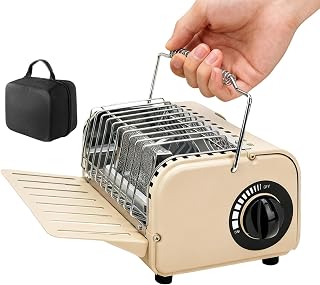Heizgerät Für Zelte,1200W Tragbares Gasheizgerät Mit Aufbewahrungstasche - Reise Koch und Heizgerät - für Outdoor-Aktivitäten wie Camping, Wandern, Winter, Angeln, Freizeit, Picknick