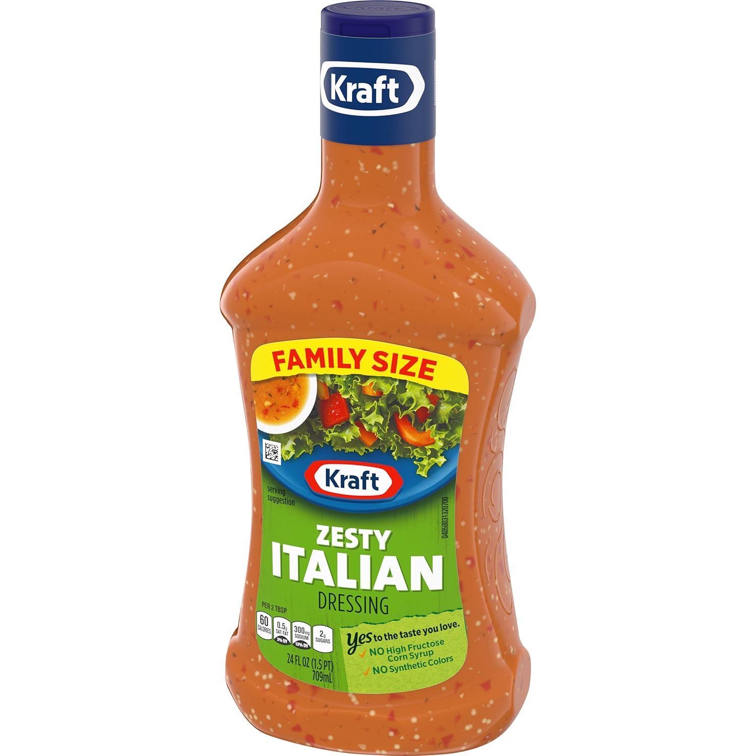 Kraft Zesty Italian Salad Dressing (24 fl oz Bottles, Pack of 6)