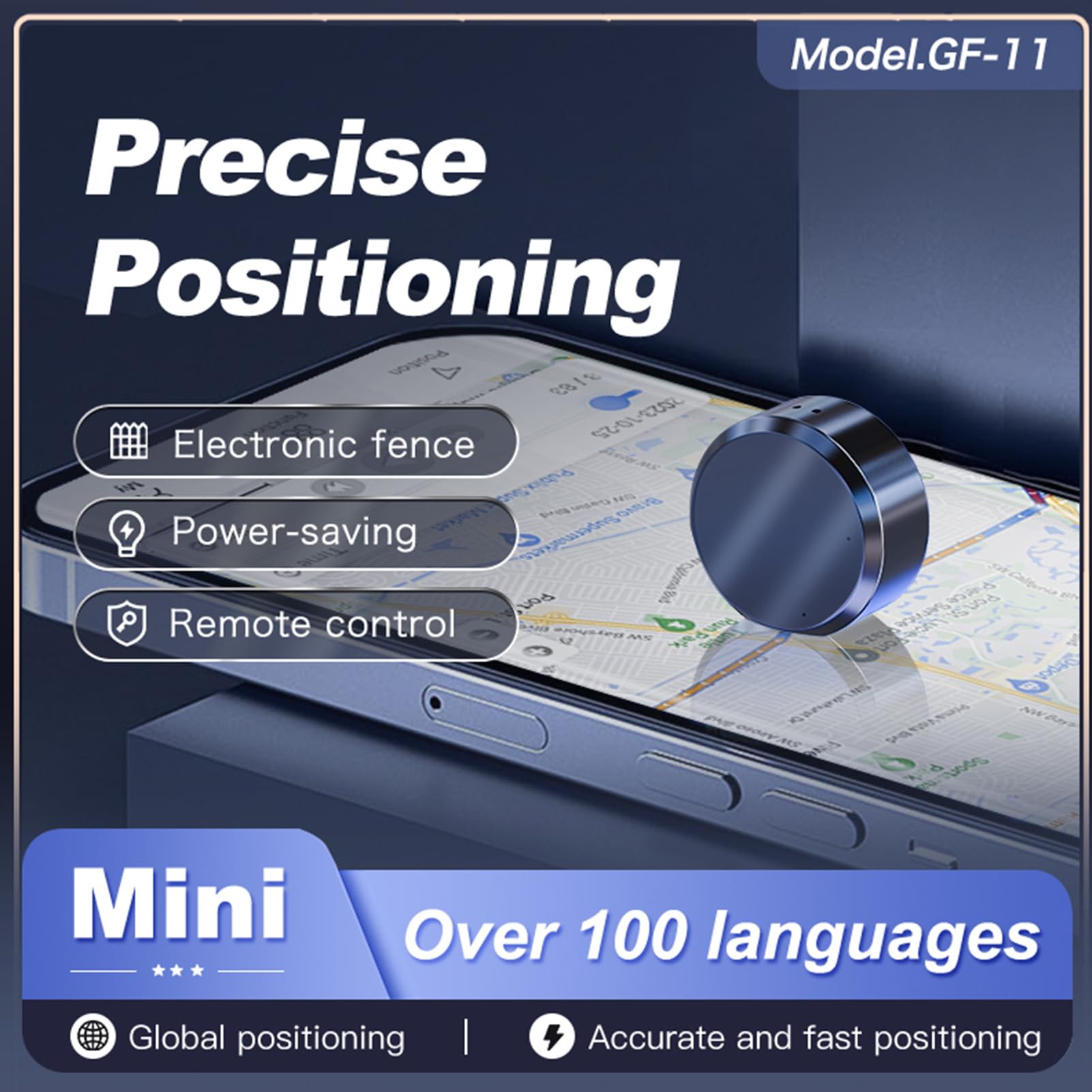 Traceur GPS pour Véhicules - Traqueur De Voiture | Traceur Magnétique Puissant pour Petite Voiture | Tracker GPS sans Abonnement | Dispositif De Monitor pour Enfant pour Voitures
