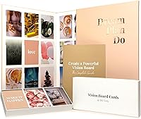 Vista 8 de Libro de tablero de visión para mujeres - Más de 1000 imágenes diversas, citas, ejercicios de autodescubrimiento Kit completo de suministros