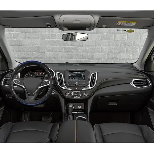 Miniatura 4 de GIANT PANDA Cubierta del volante para Chevy Silverado - Cubierta del volante del coche para Chevrolet Colorado Tahoe - Negro