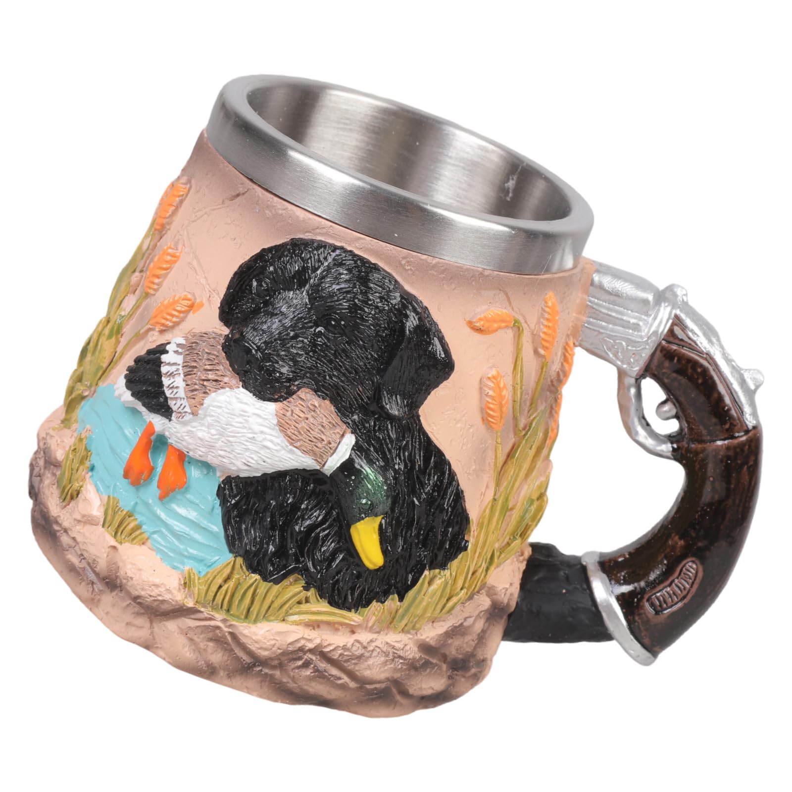 Oxxggkao Resin Coffee Mug Theme Drinking Cup Drinkware with Handle Perfect for Camping and Hiking Earthenware Cup
