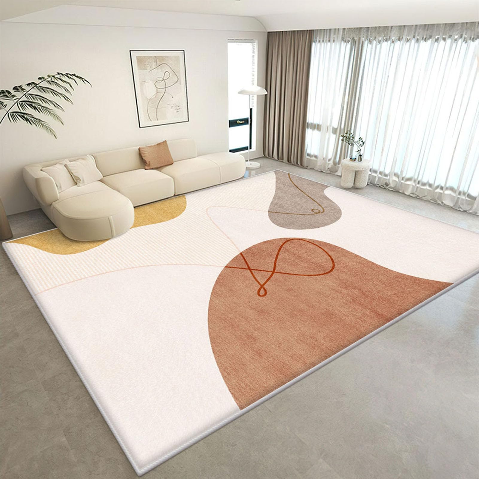 Tapis antidérapant lavable 180x250 cm pour en finir avec les sols glissants