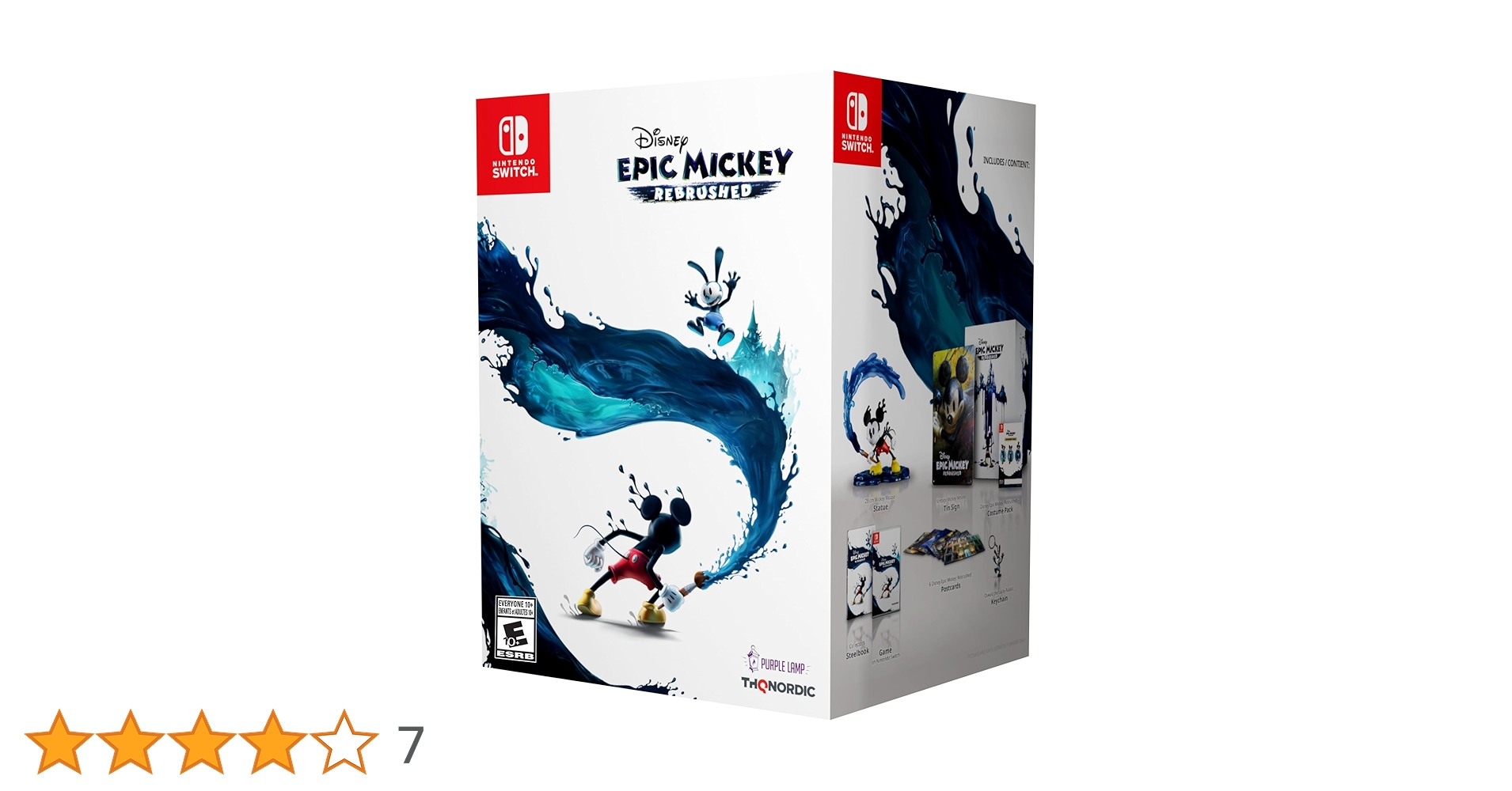 エピックミッキーRebrushed Collectors Editionの一部 Disney Epic Mickey: Rebrushed Collector's Edition is $200