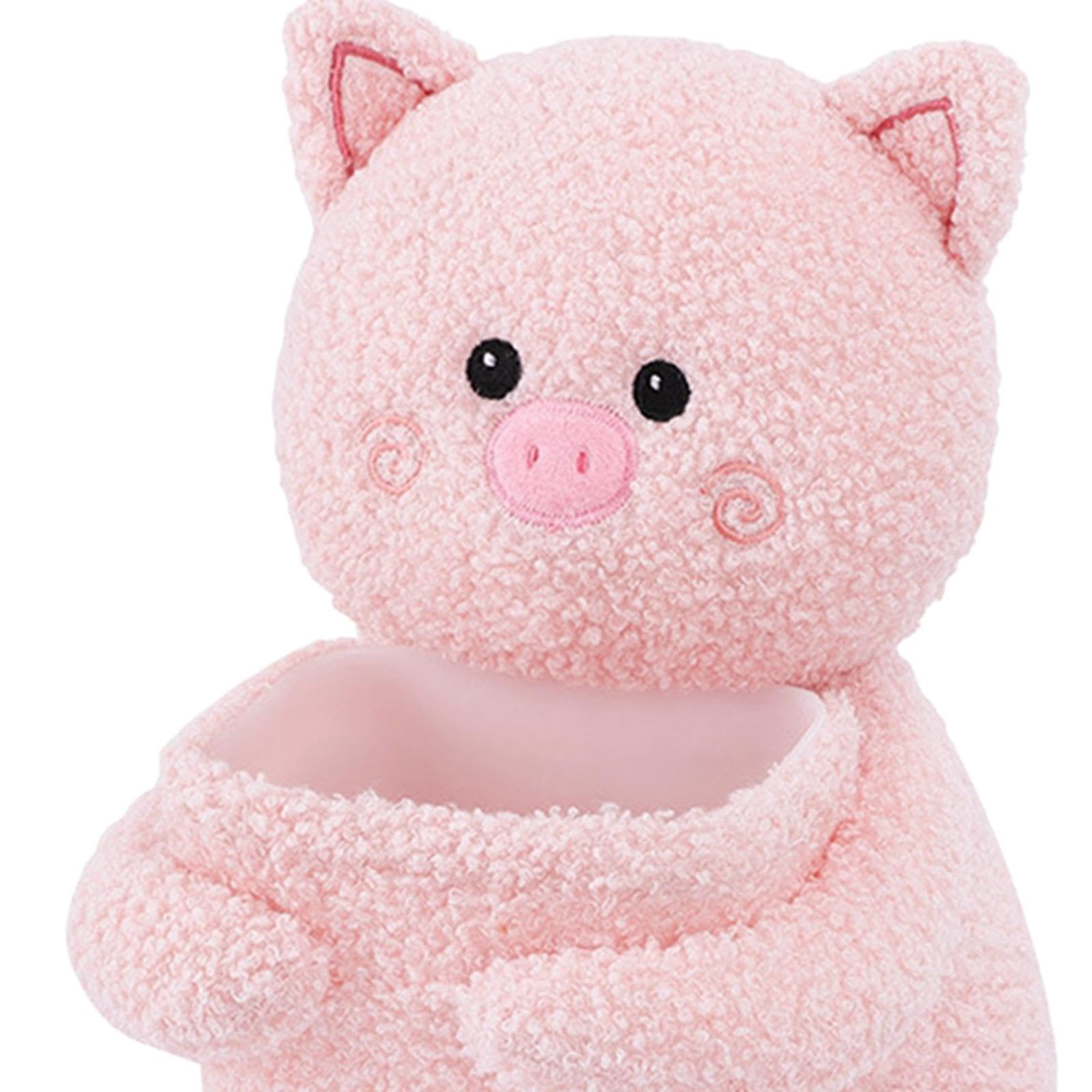SECRET DESIRE Creative Tissue Case Trash Bin Garbage Can Car Armrest Storage Box Decor Piggy-image-5