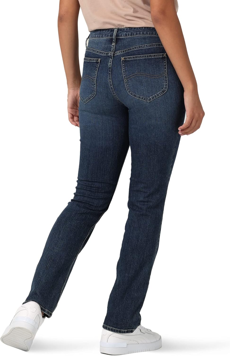 Riders by Lee Indigo Womens Midrise Straight Leg Jean - Image 3