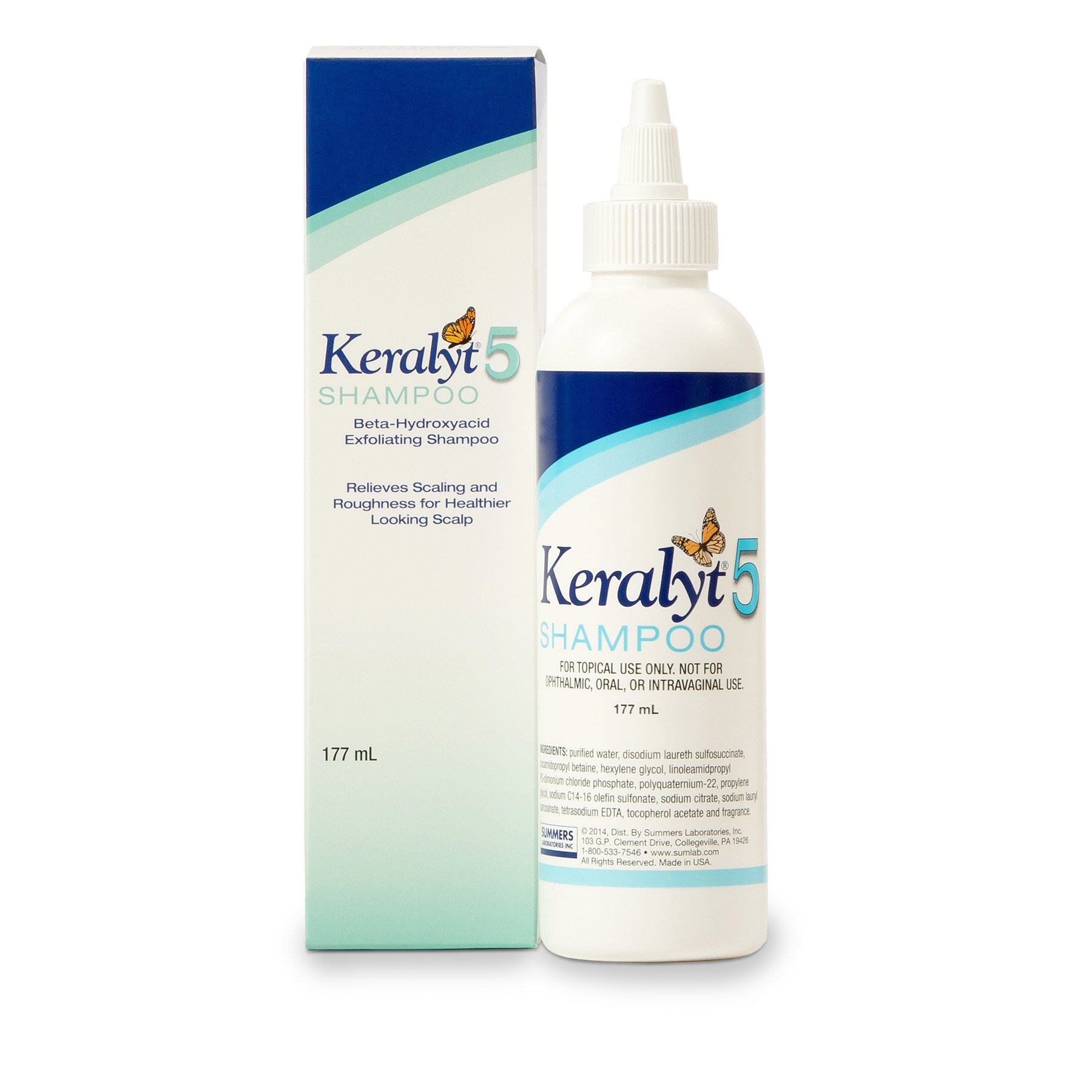 Keralyt 5 AntiDandruff Shampoo Max Strength 5 Salicylic Acid Scalp