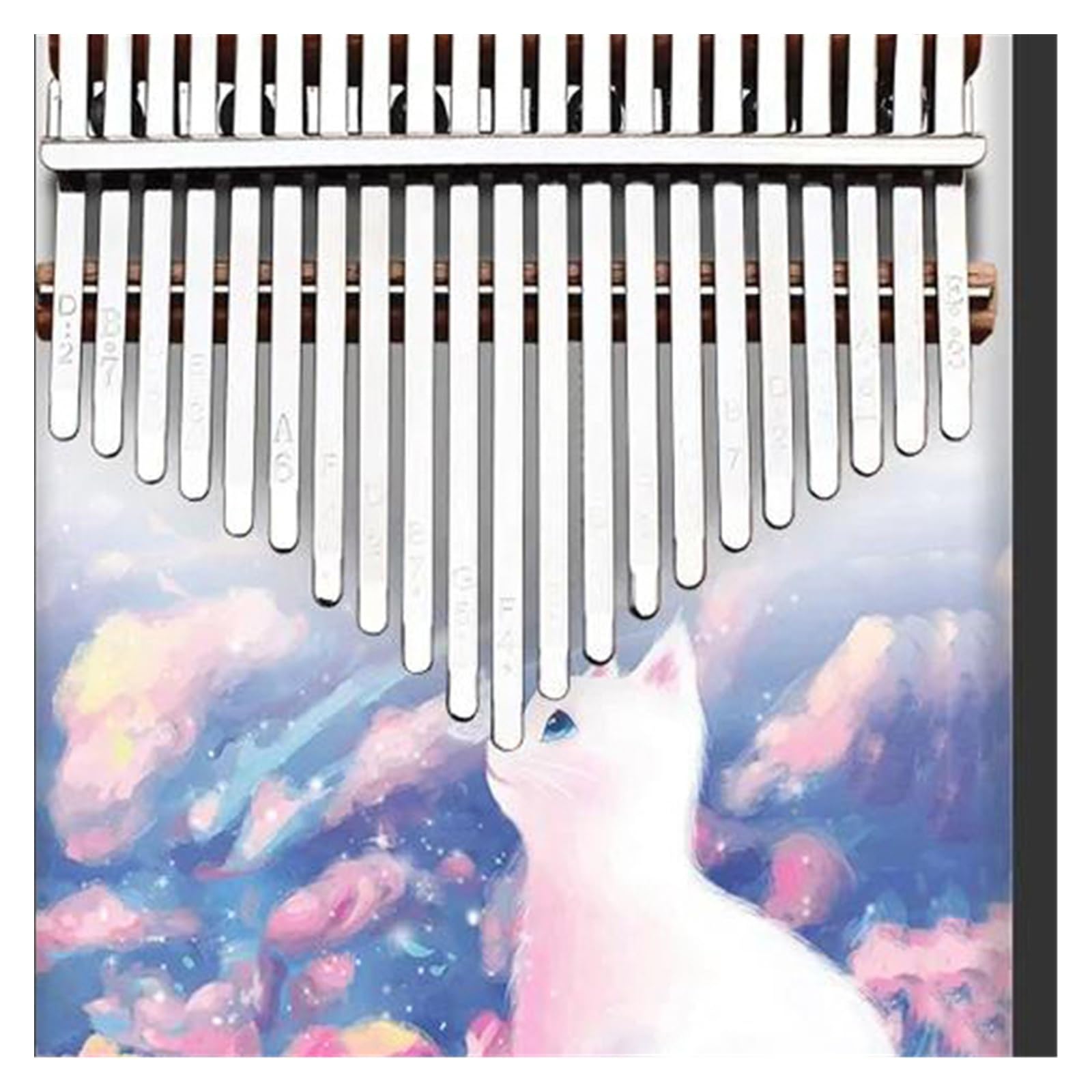 kalimba Klawiatura muzyczna 21-tonowy fortepian kciukowy Przenośne instrumenty Kalimba(B)