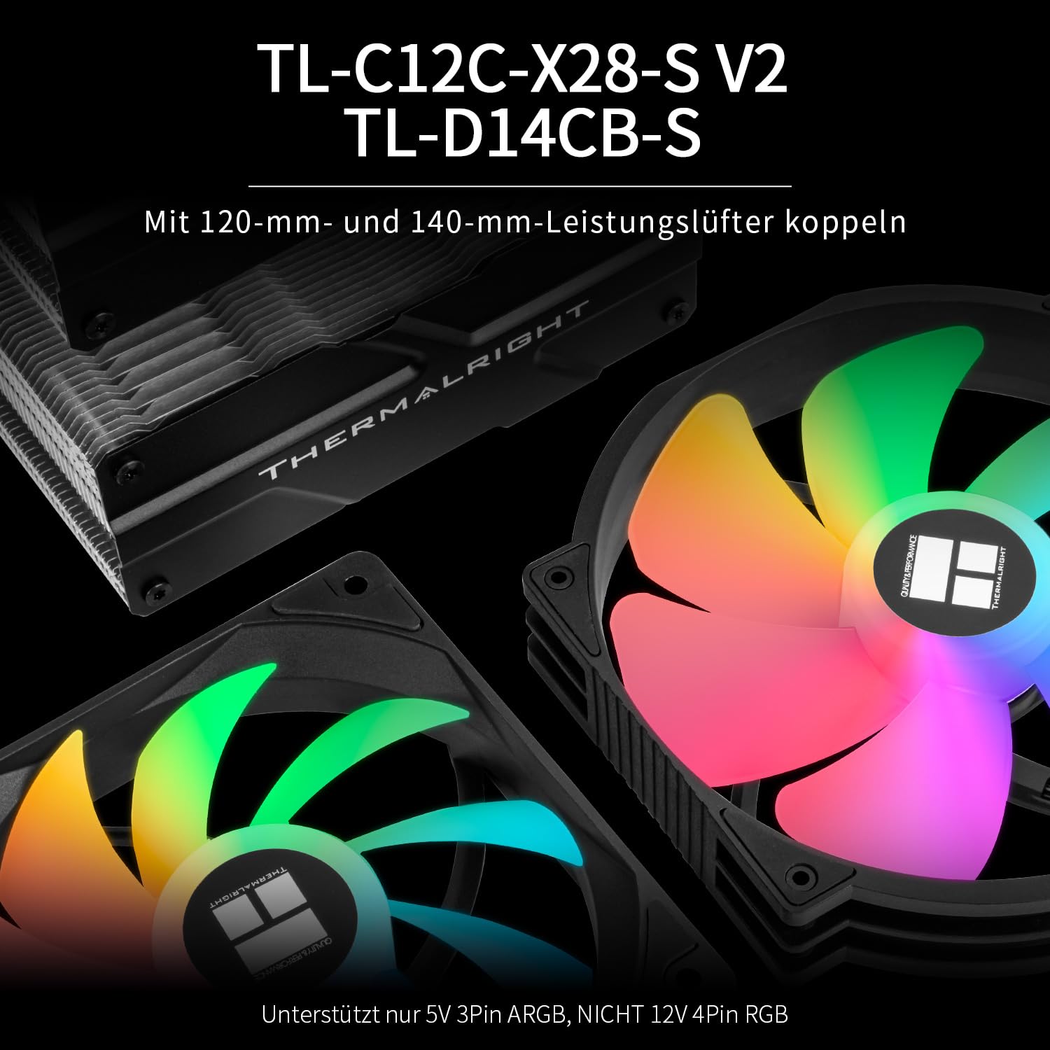 TR Peerless Assassin 140 SE ARGB wentylator CPU z 6 rurami przewodzącymi ciepło,