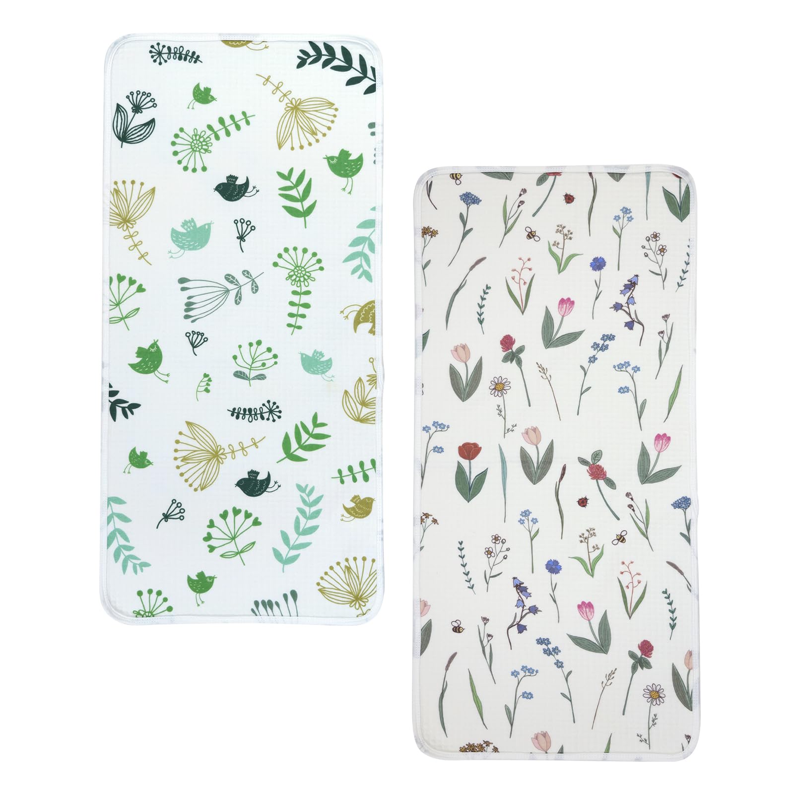 haakaa Waterproof Changing Pad Liners, Portable Baby Changing Pad Cover, Diaper Changing Mat Reusable, 100% Cotton