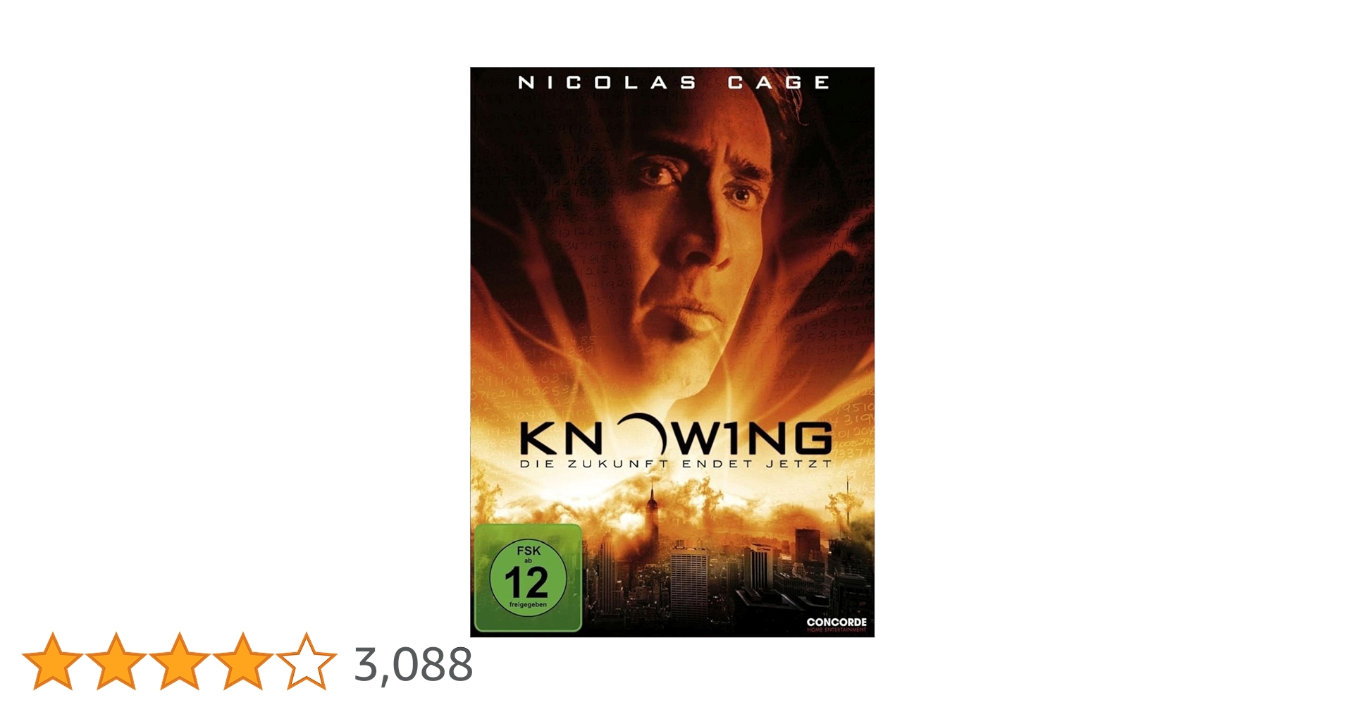 その他 Knowing [DVD] Knowing DVD Video Movie Film Disc Nicolas Cage Rose Byrne