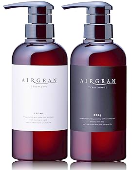 【2セット】エアグラン ナチュラル ストレート シャンプー & トリートメント AIRGRAN / エアグラン ナチュラルストレートシャンプー