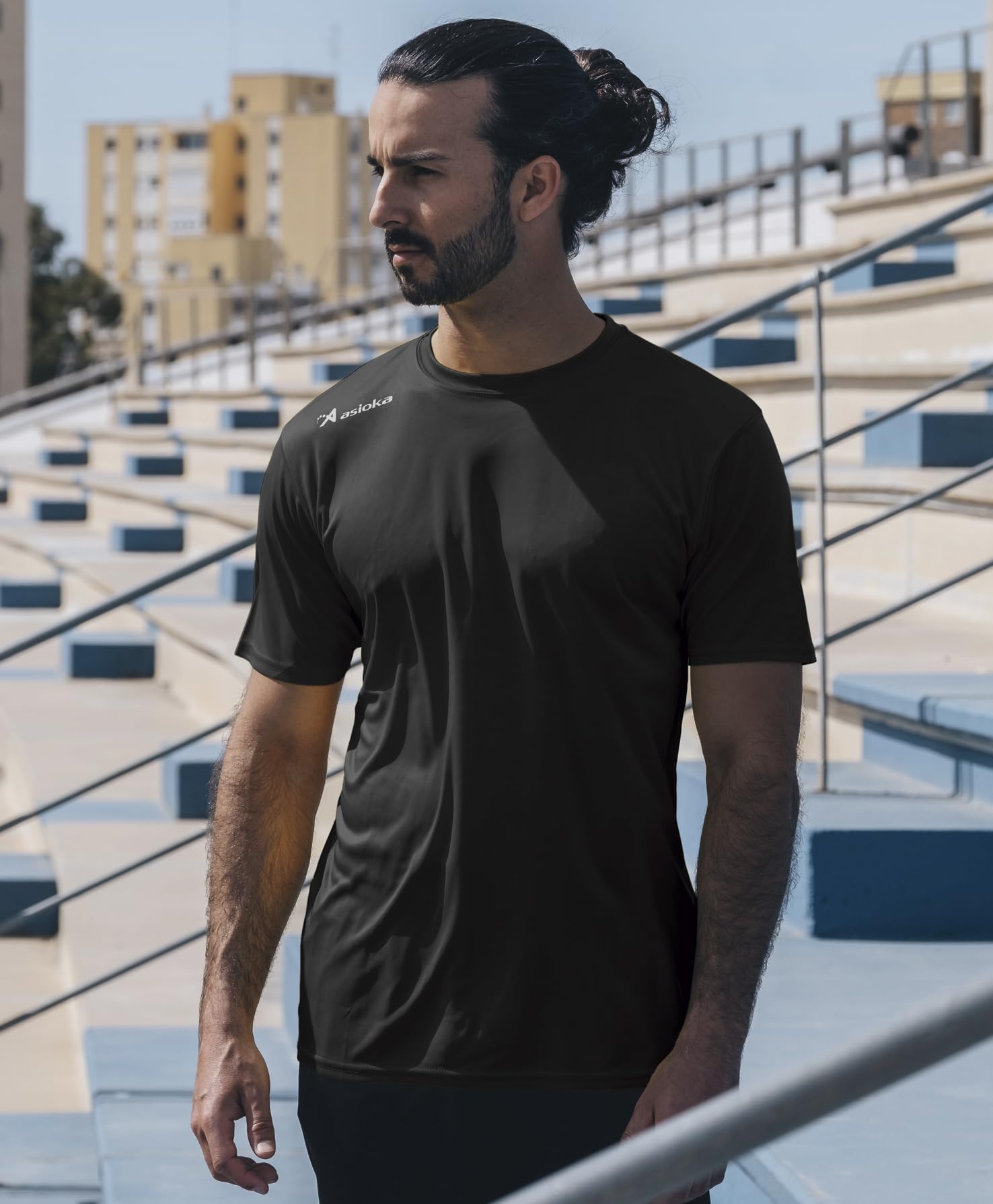 T-Shirt de Sport Unisexe à Manches Courtes pour Adulte Mesh | Vêtements de Sport d'été Respirants à Séchage Rapide | T-Shirts de Gym, d'Entraînement et de Fitness Décontractés - 3