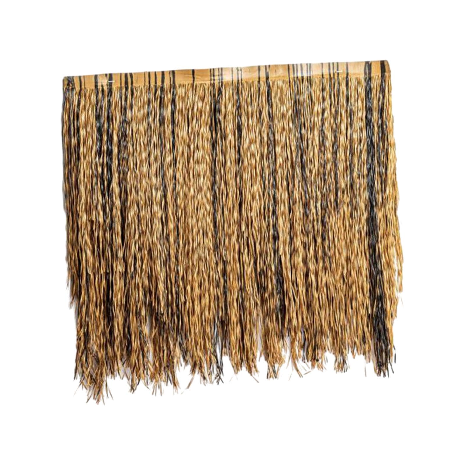 CALANDIS™ Straw Roof Thatch Decorative Synthetic Thatch Grass Roof for Hut Fence Beach Style B | Synthetic Grass | Landscaping & Garden Materials | Gardening Supplies | Yard, Garden & Outdoor Living-image-27
