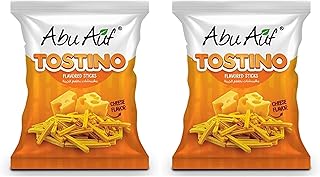 مقرمشات بطعم الجبنة توستينو من ابو عوف، 50 جرام (عبوة من قطعتين)