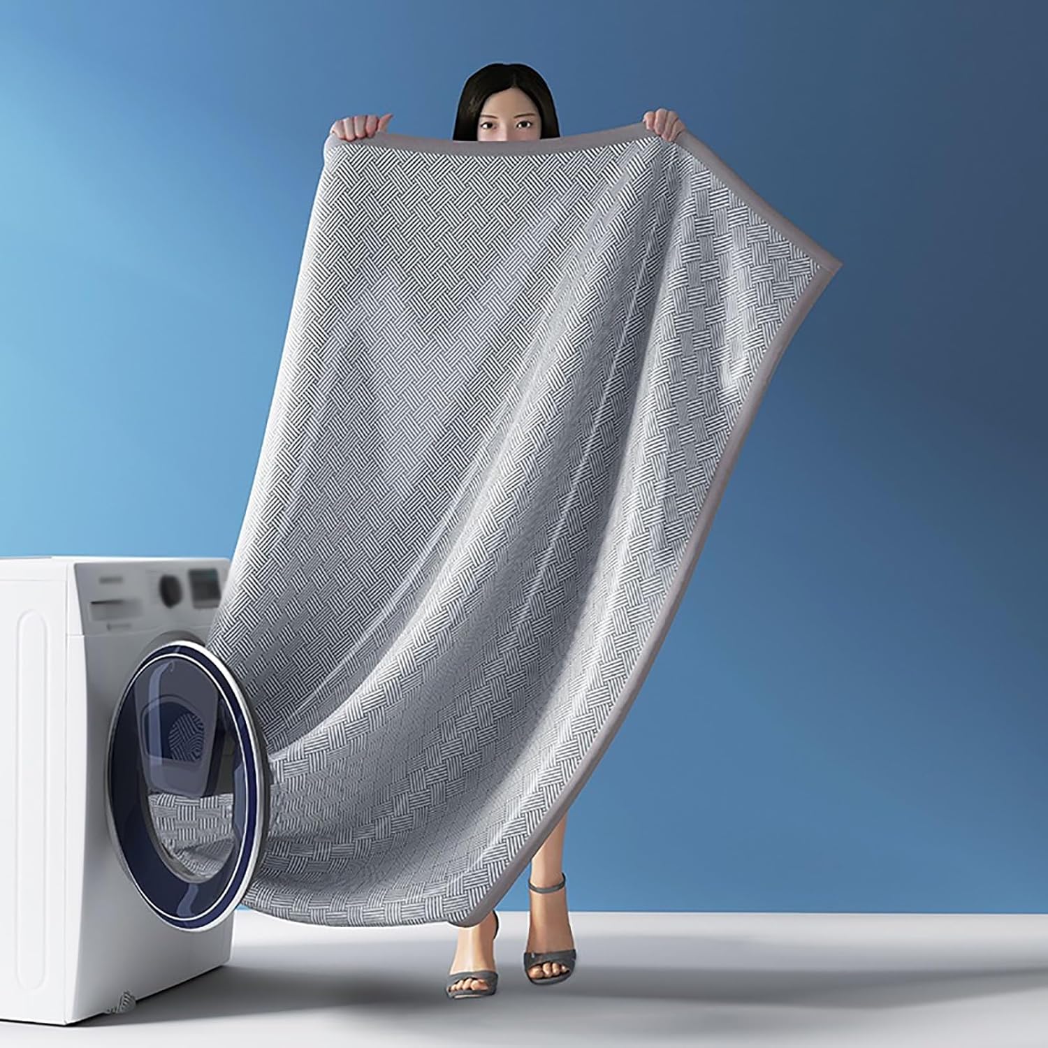 Ultra-Soft Summer Sleeping Mat with 2 Pillowcases Cooling Ice-Vine Fabric and Anti-Slip Straps for Adults, Breathable Bedding Essential for Hot Nights