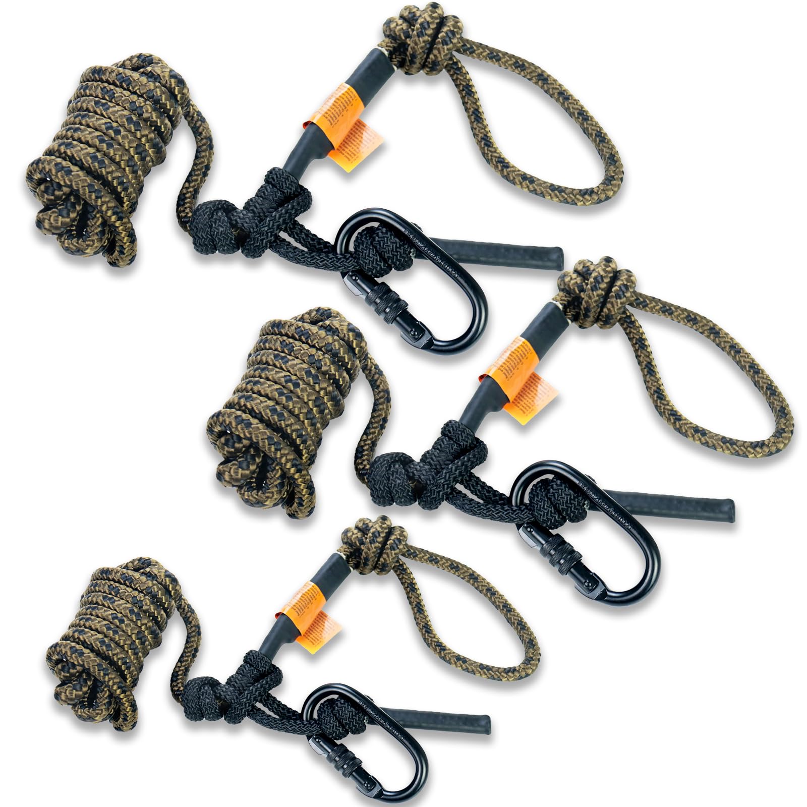 Huntury Treestand Safety Rope, Linemans Rope for Hunting, Tree Stand Safety Line, Tree Tether Rope, Life Lines for Tree Stands(10 feet)