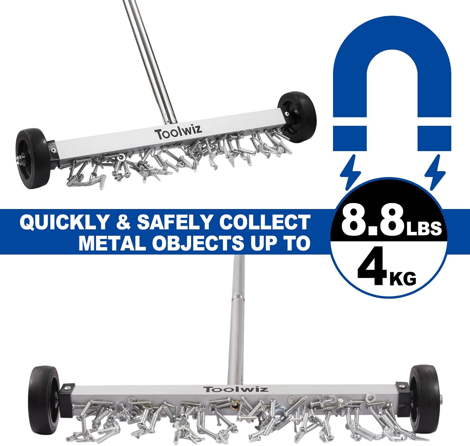 Effortless Cleanup: Toolwiz 17-Inch Magnetic Pickup Sweeper Review