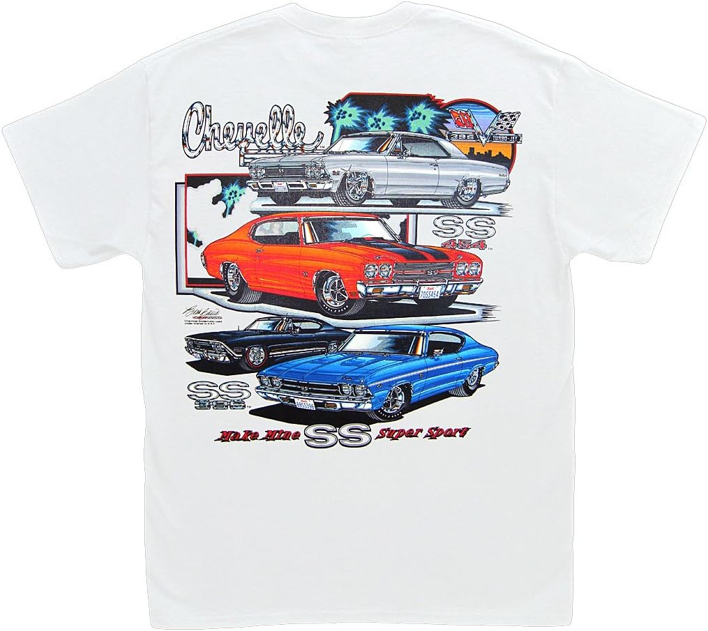 Make Mine SS Chevelle T-Shirt: Chevy Malibu SS396 SS454 1966 1968 1969 1970