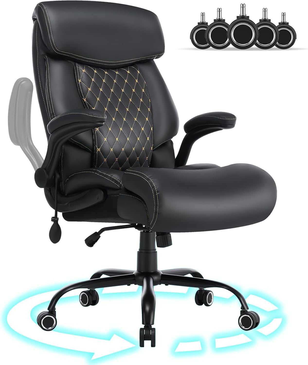 KWKSV 600 Lb Capacity Chair with Air-Adjust Lumbar