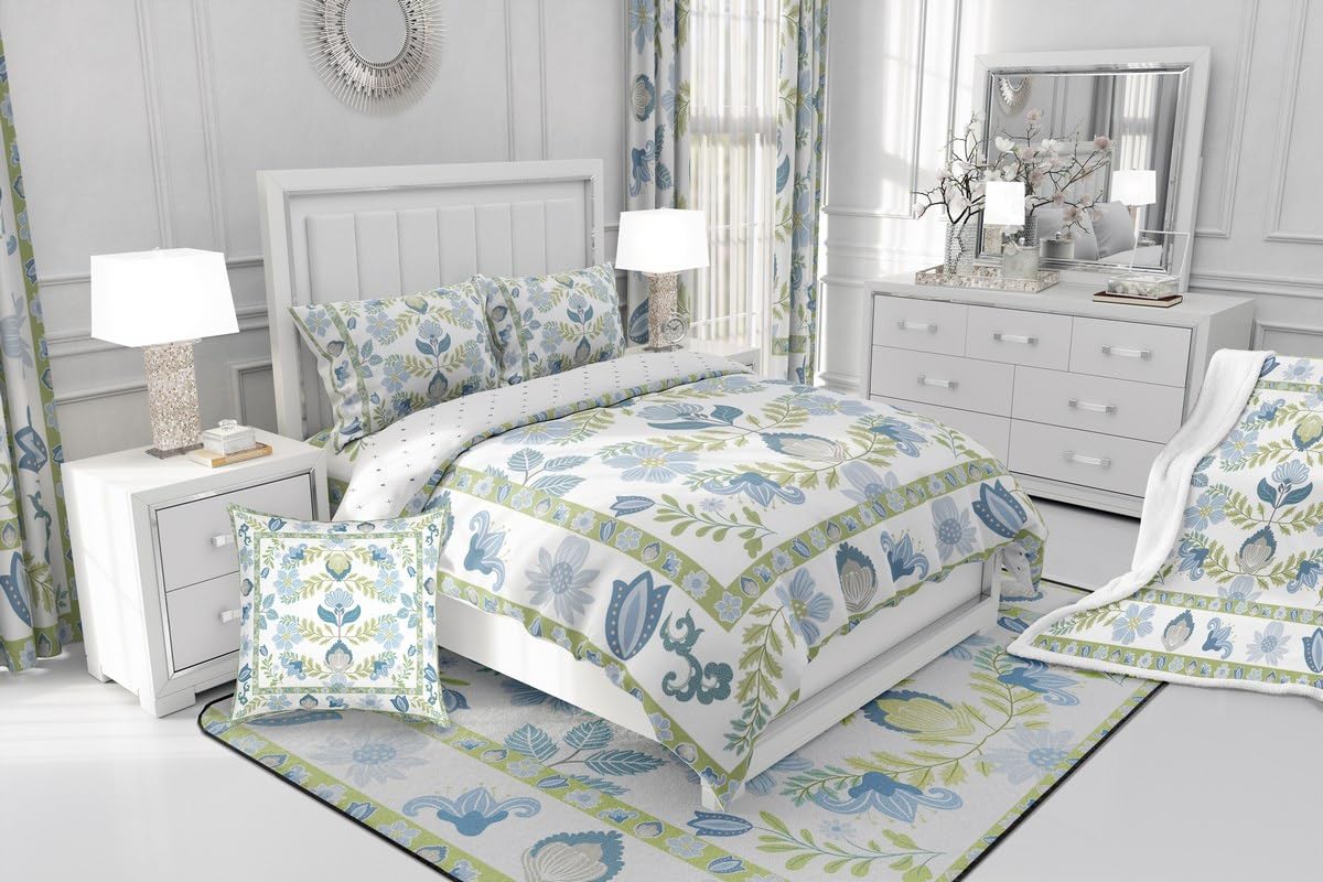 Set Biancheria Letto Botanico Set Copripiumino Feelyou Funghi Selvatici Design Boh Mien Bambini Ragazzi 1142651