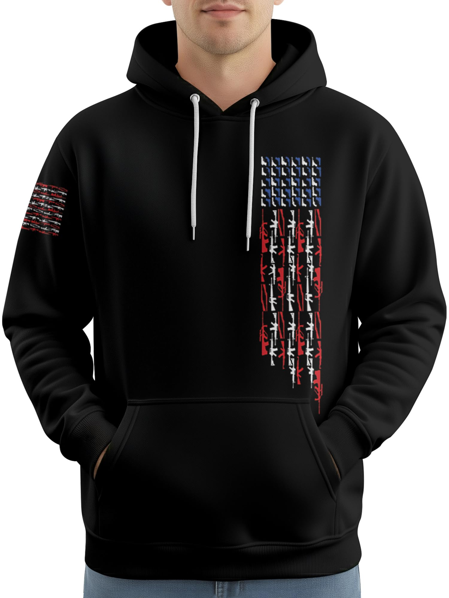 PAGYMO Graphic Hoodies for Men Funny Novelty Pullover Hooded Sweatshirt