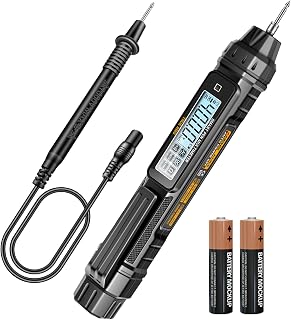 ANENG A3005 Pen Multimeter 4000 Counts: Non-Contact Voltage Tester, AC/DC Voltmeter, Live Wire Detector, Resistance, Continuity, Diode Tester