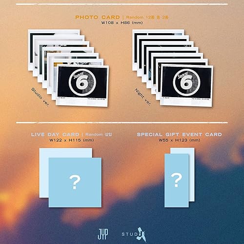 Miniatura 5 de JYP Entertainment DAY6 - Sunrise (Vol.1) CD+Photobook+Photocard+Juego de tarjetas fotográficas adicionales