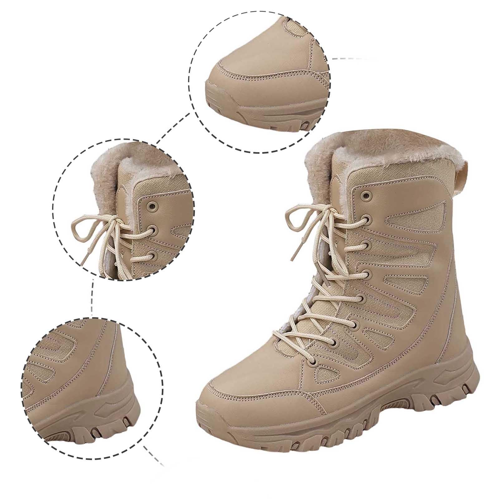 Stivali Donna Imbottiti 2026 Invernali Isolanti Foderati Antiscivolo Per Esterni, Clima Freddo, Termici, Comodi, Suola Di Trazione Pelle Scarpe Uomo Stivaletti