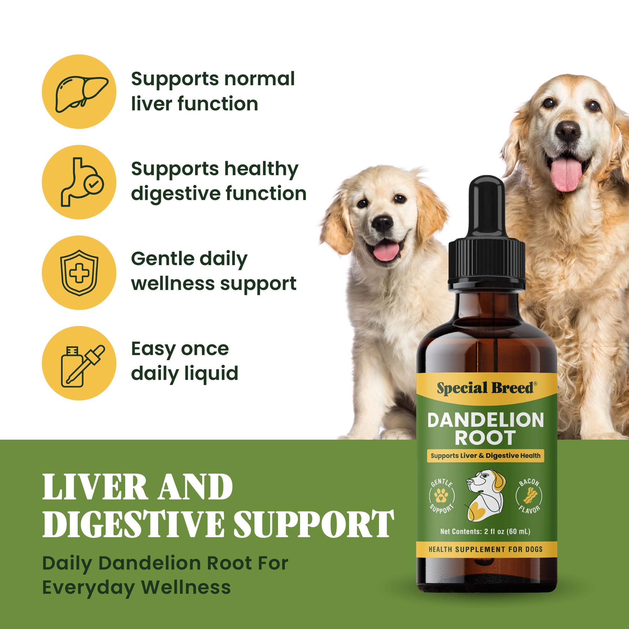Special Breed Dandelion Root for Dogs - Liver & Digestive Health, 2 oz — Amazon image 2
