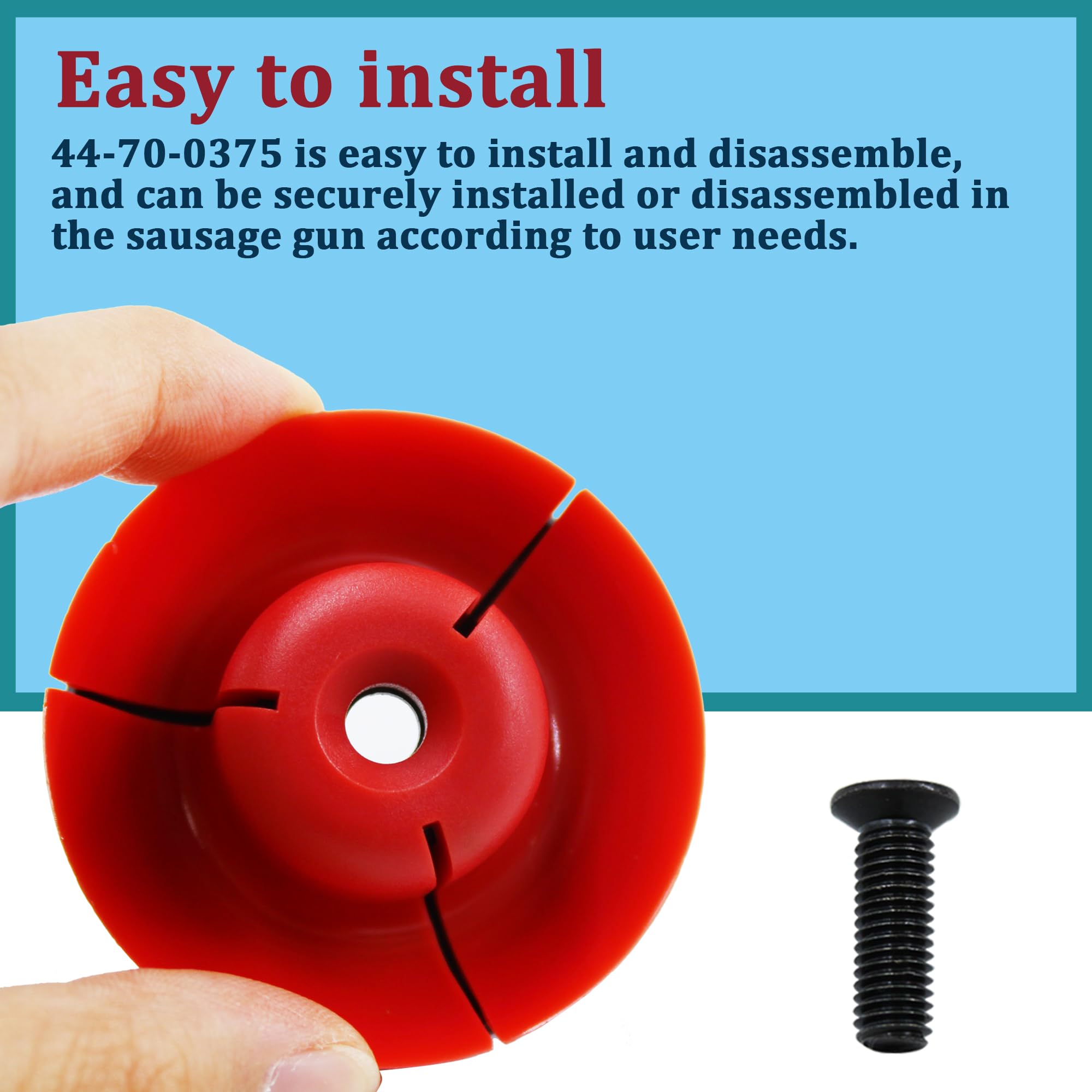 Cordless Caulk Gun Repair Milwaukee 20oz Sausage Barrel Plunger Screw ...