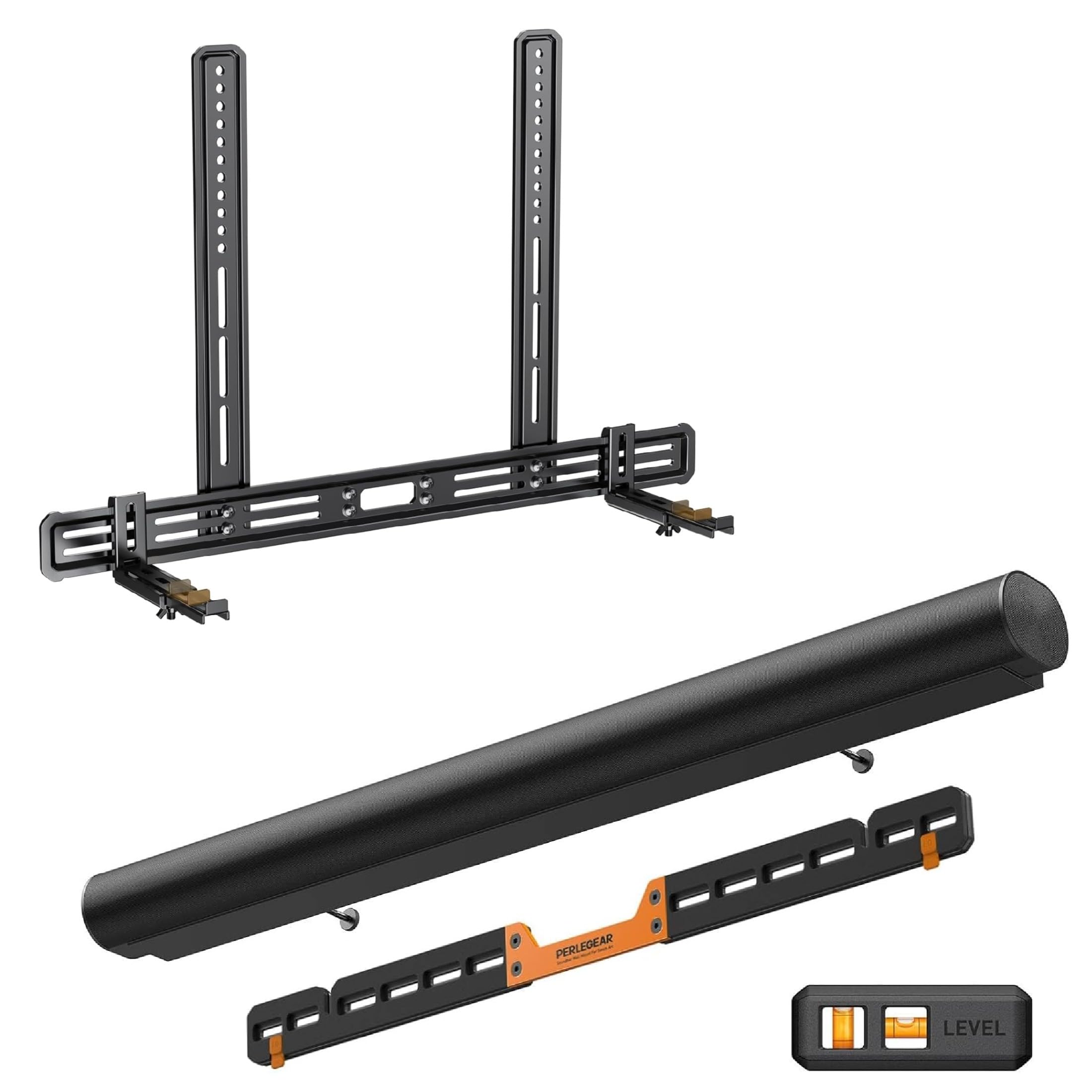 Amazon.com: Perlegear Sound Bar Mount with Holes/Without Holes up
