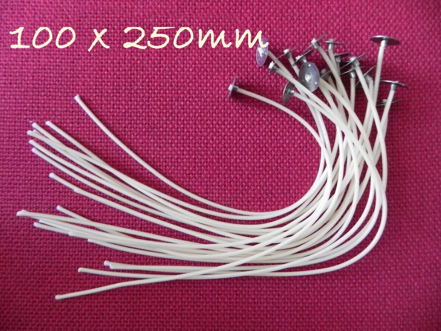 40 X 200mm Long Pre Waxed Wicks For Candle Making With - View #3