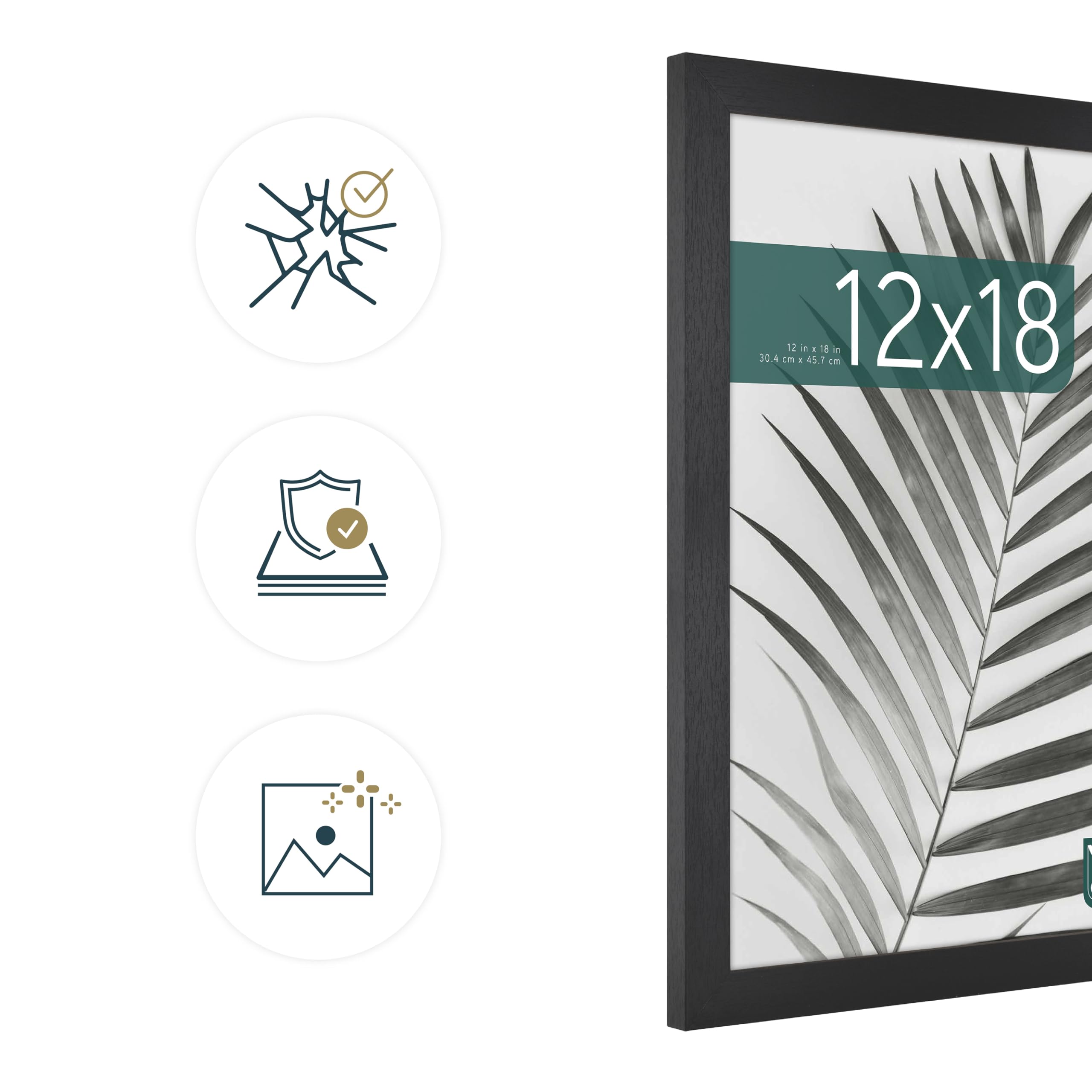 FrameWorks Cornici da 30,5 x 45,7 cm a 27,9 x 43,2 cm in