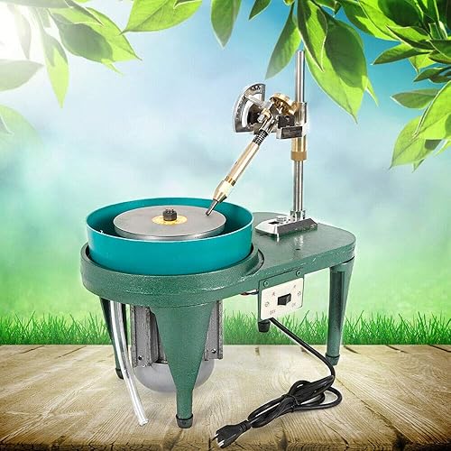 Miniatura 2 de Máquina eléctrica de facetado de gemas, 0-2800RPM, pulidora de joyas de jade, molinillo plano de jade para jade, ágata, ámbar y piedras preciosas
