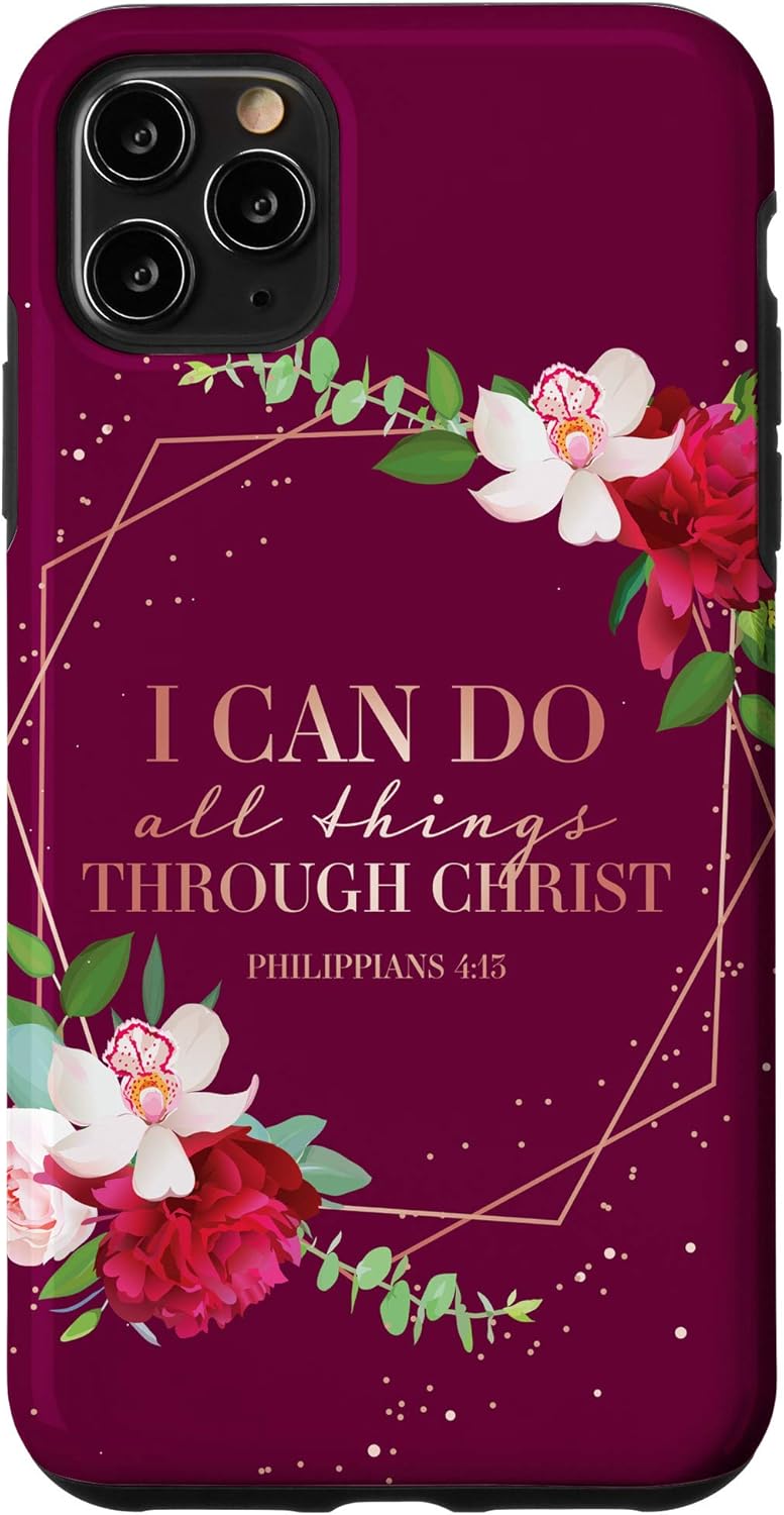 iPhone 11 Religious Faith God Jesus Christ Christian Bible Verse Phone Case