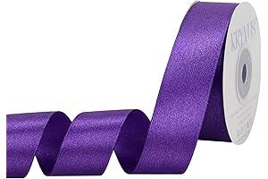 Dazzling Purple Satin Ribbon: A Touch of Elegance for Your Creative Delights