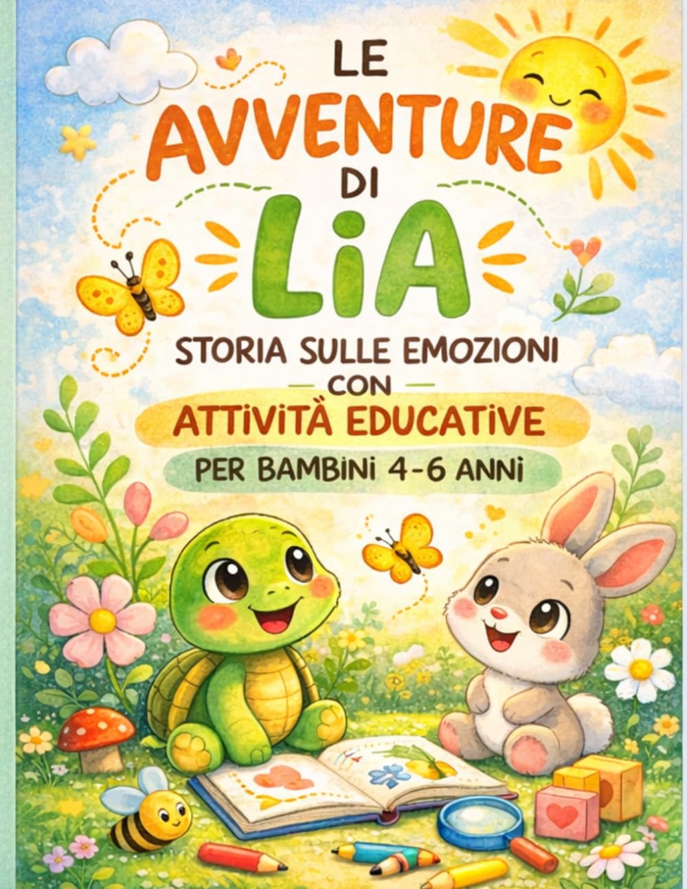Le avventure di Lia: Le Avventure di Lia Storia sulle Emozioni con Giochi e Attività Educative per Bambini dai 4 ai 6 Anni