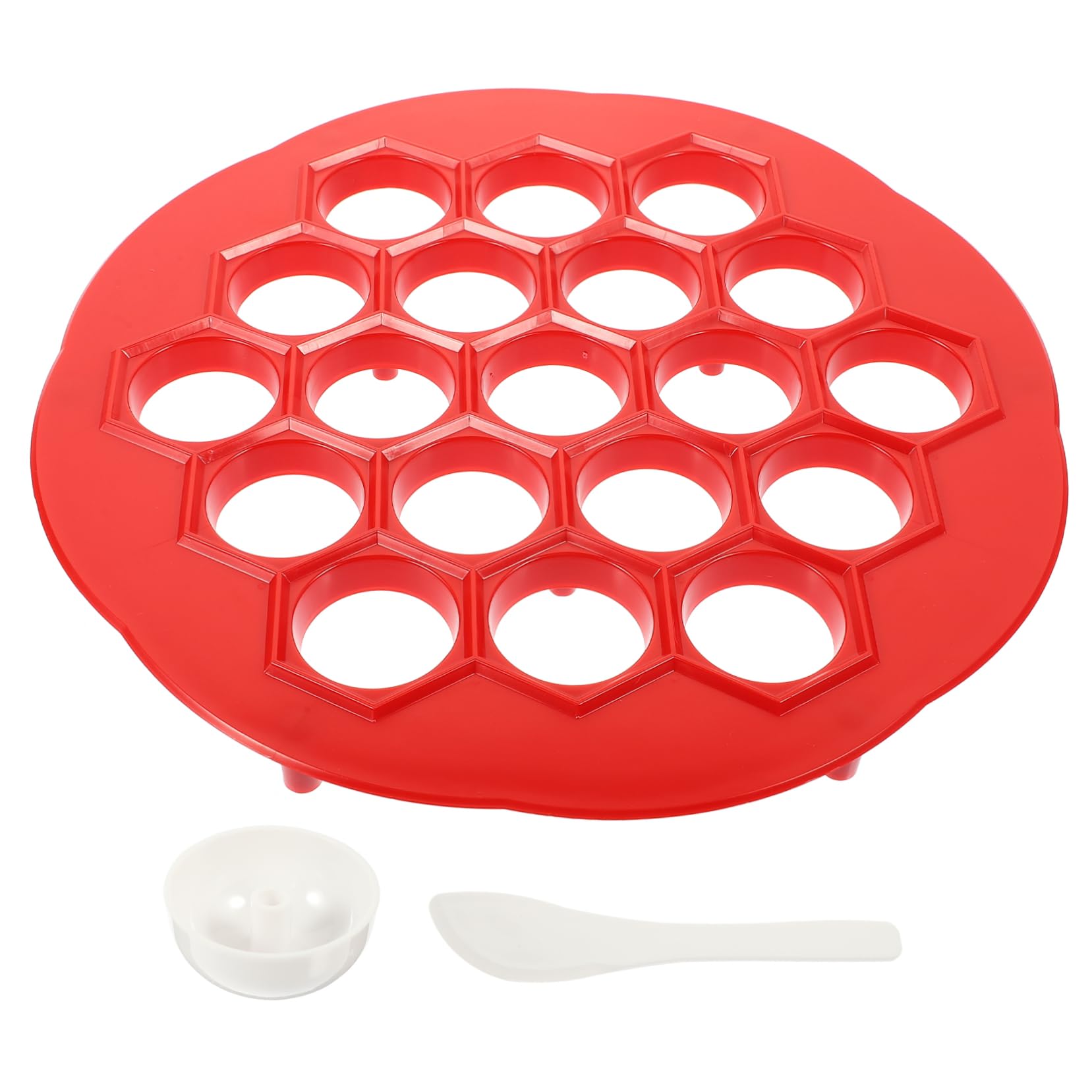 Mikinona Mold Dumpling Press Russia 19-hole Dumpling Maker Easy Wash Quick Efficient Home Kitchen Tool