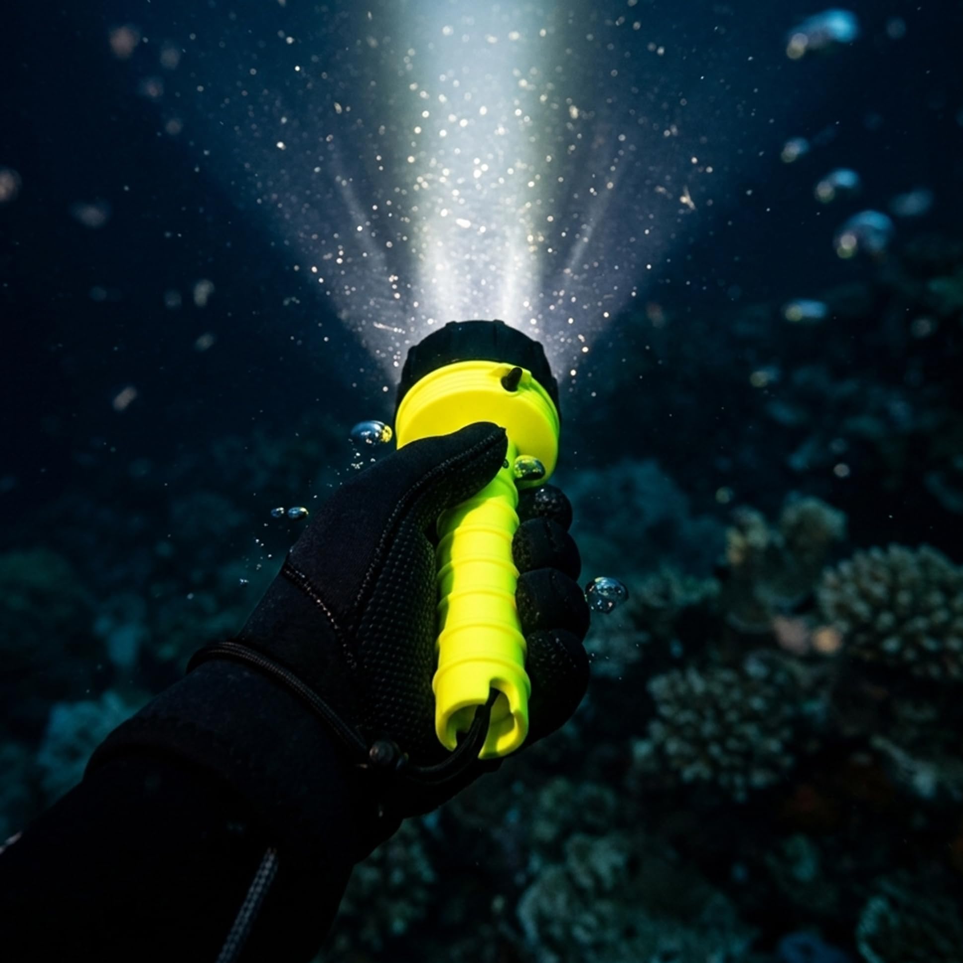 Nighteye Lampe de Plongée LED 900 Lumens Lampe de Poche Sous-Marine Étanche pour Activités de Plein Air Plongée Plongée Technique Cave Plongée Chasse Camping