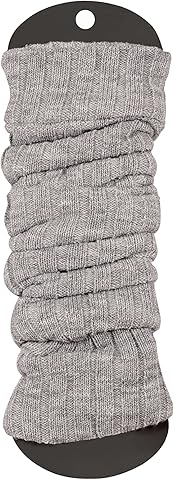 Ateena Calentadores Largas de Punto de Lana Para Mujeres y Niñas, Puños de Tobillo, Calcetines Altos Hasta la Rodilla sin Pies, Circunferencia Máx de Pantorrillas 40cm, de largo 60cm