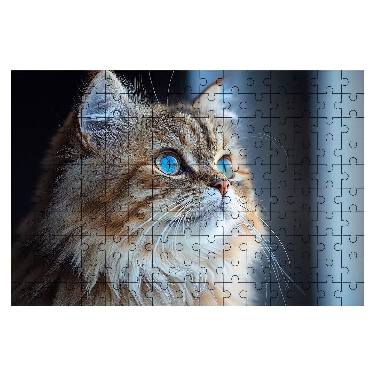 Puzzle 2000 elementów dla dorosłych, puzzle 2000 elementów kota, zwierzęta puzzle dla dorosłych z wykwintnym pudełkiem do pakowania, gry edukacyjne, duże drewniane puzzle na prezent dla kobiet