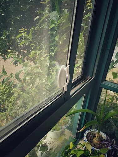 Miniatura 6 de 4 manijas autoadhesivas blancas para puertas correderas, manijas de gabinete para despegar y pegar sin taladro, perillas adhesivas para puertas de