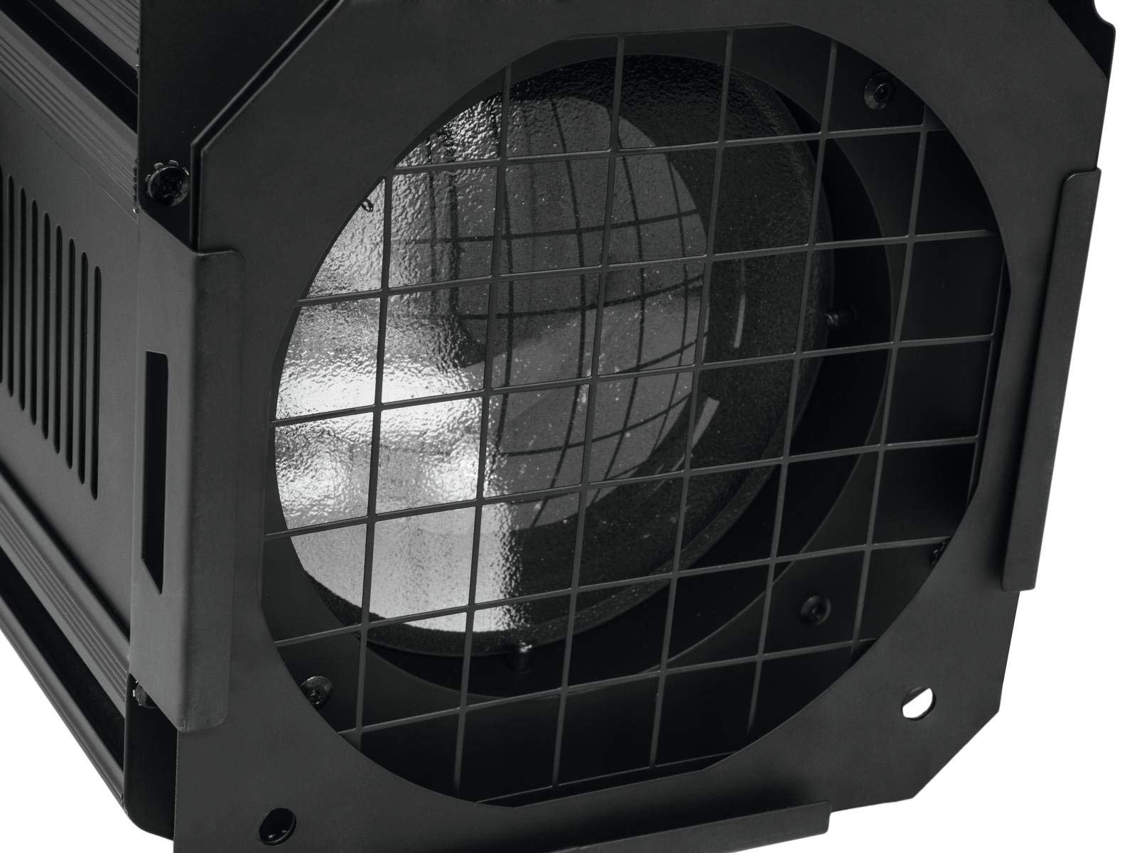 EUROLITE Theatre Spot 650/1000 Antihalo schwarz | Theaterscheinwerfer für Halogenlampe mit 650 oder 1000 Watt Leistung
