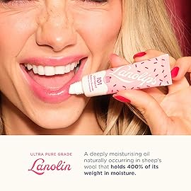 Lanolips 101 Ointment - Lanolin Lip Balm for Smooth, Hydrated & Healthy Lips - Multipurpose Lip Ointment with Lanolin Oil for Dry Lips, Cuticles & More - Raspberry Shortcake (0.52 oz)