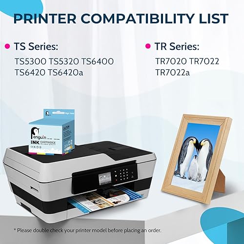 Miniatura 2 de Penguin PG-260XL CL-261XL Cartucho de tinta remanufacturado para impresora Canon 260 XL 261 XL (1 negro, 1 color) utilizado para PIXMA TS5320 TS6420